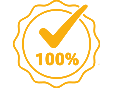 100% satisfaction guarantee